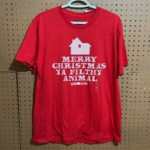 Home alone … merry Christmas you filthy animal T-shirt